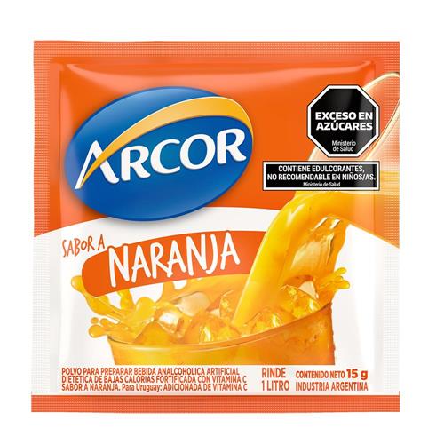 JUGO POLVO ARCOR 15G NARANJA SE
