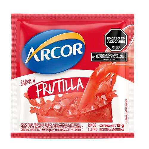 JUGO POLVO ARCOR 15G FRUTILLA