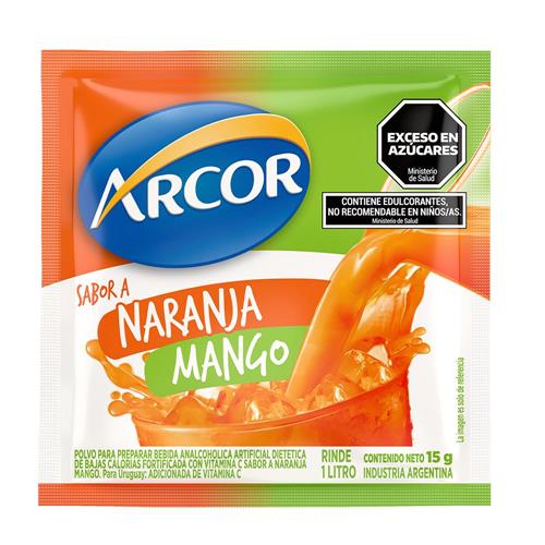 JUGO POLVO ARCOR 15G NARANJA MANGO SE