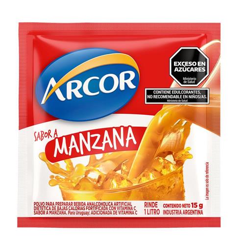 JUGO POLVO ARCOR 15G MANZANA SE