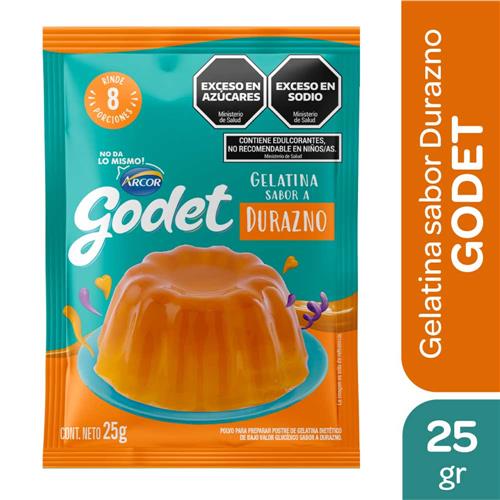 GELATINA GODET DURAZNO