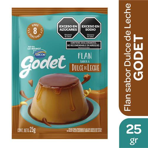 7790580144913 FLAN GODET 25G DULCE DE LECHE ROU