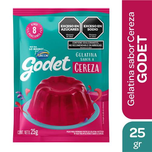 7790580145460 GELATINA GODET 25G CEREZA