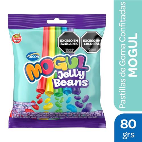 CARAMELOS MOGUL 80G JELLY BEANS