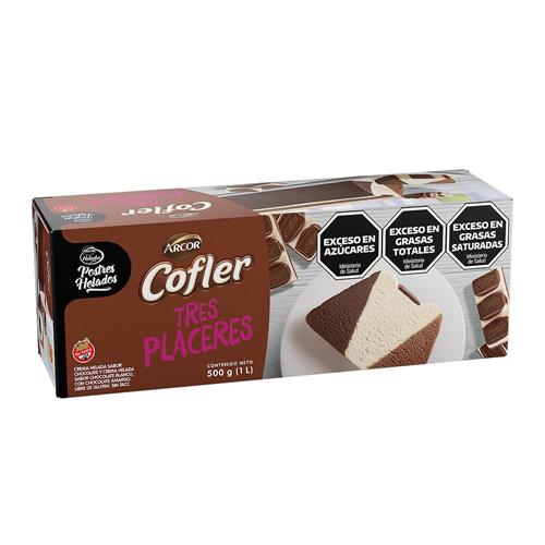 7790580495893 HELADO POSTRE COFLER 3 PLACERES 500GR SE