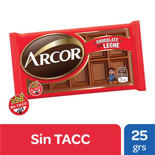CHOCOLATE ARCOR 25G LECHE SE