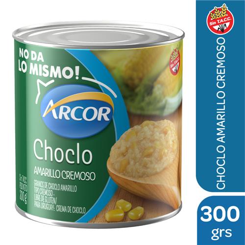 7790580980801 CHOCLO ARCOR 300G CREMA AMARILLO