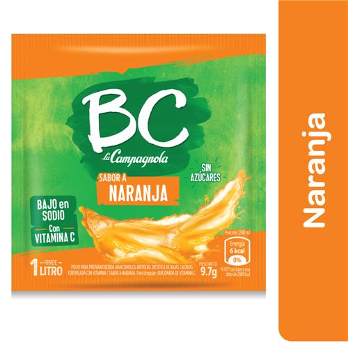 JUGO POLVO BC 9.7G NARANJA