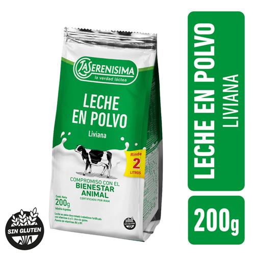 7790742436207 LECHE POLVO LA SERENISIMA 200G DESCREMADA