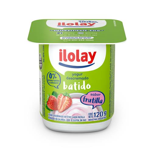 7790787004461 YOGUR ILOLAY 120G DESCREMADO FRUTILLA