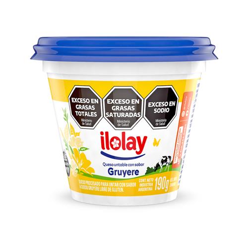 7790787016501 UNTABLE ILOLAY 190G GRUYERE