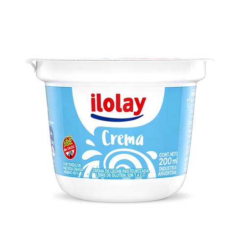 7790787030132 CREMA DE LECHE ILOLAY 200G SIMPLE