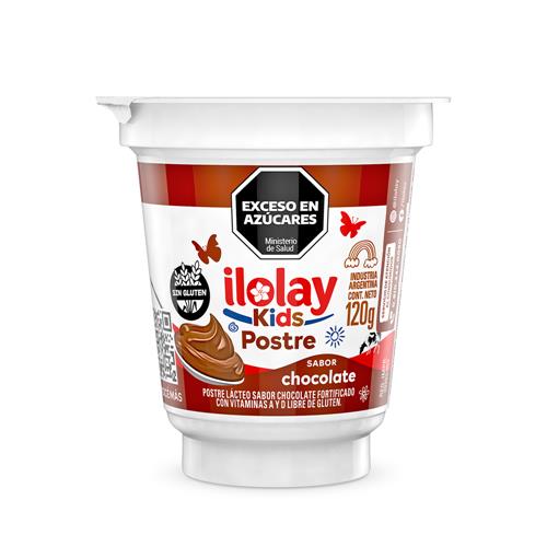 POSTRE ILOLAY 120G KIDS CHOCOLATE