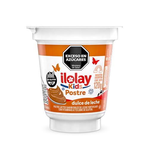 POSTRE ILOLAY 120G KIDS DULCE LECHE