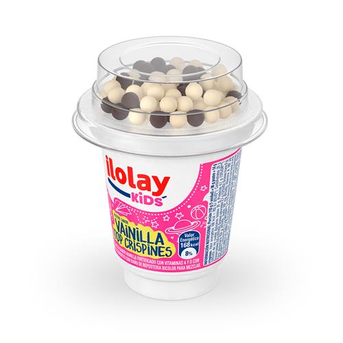 POSTRE ILOLAY 110G KIDS VAINILLA CRISPINES