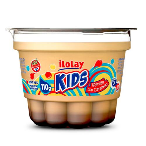 FLAN ILOLAY 110G KIDS VAINILLA CARAMELO