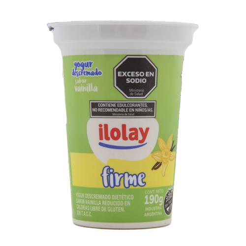 YOGUR ILOLAY 190G DESCREMADO VAINILLA