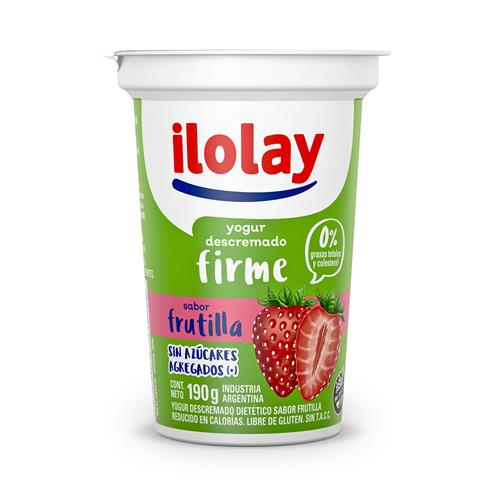 7790787110520 YOGUR ILOLAY 190G DESCREMADO FRUTILLA