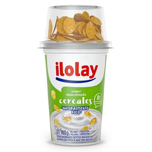 7790787110551 YOGUR ILOLAY 160G CEREAL DESCREMADO
