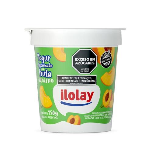 7790787960354 YOGUR ILOLAY 150G DESCREMADO CON DURAZNO