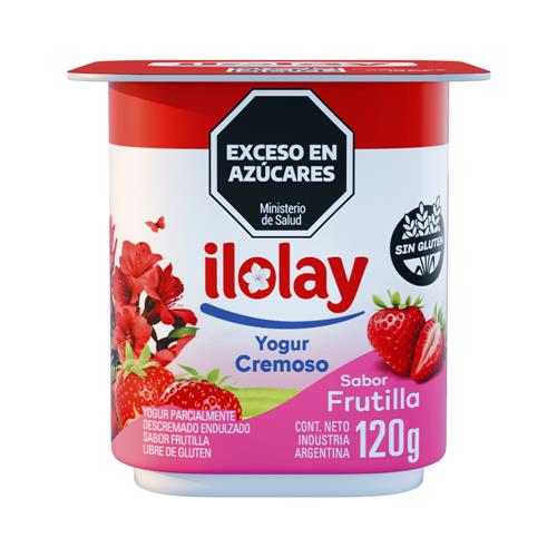 7790787960361 YOGUR ILOLAY 120G CREMOSO FRUTILLA