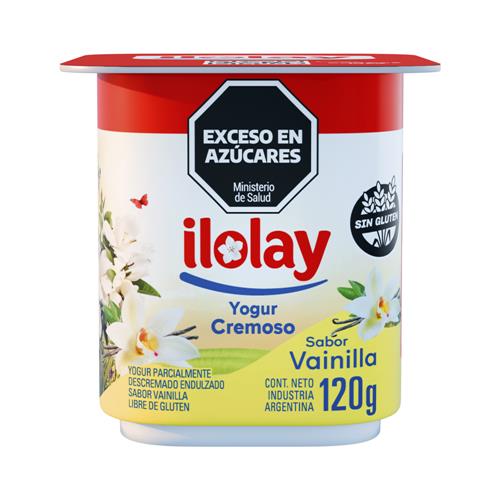 7790787960378 YOGUR ILOLAY 120G CREMOSO VAINILLA
