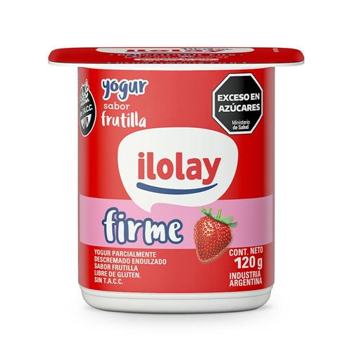 7790787960408 YOGUR ILOLAY 120G FIRME FRUTILLA