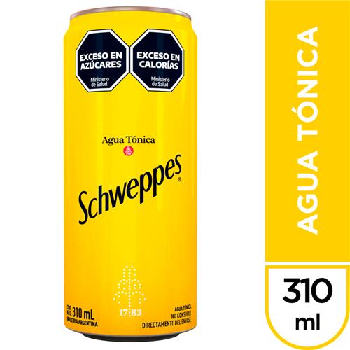 7790895003202 GASEOSA SCHWEPPES LATA 310 TONICA