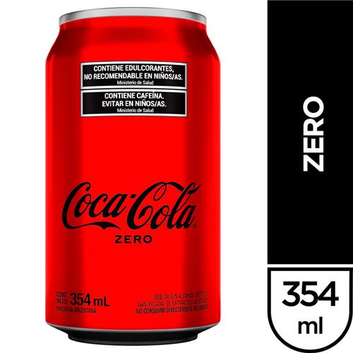 7790895067587 GASEOSA COCA COLA 354 LATA ZERO