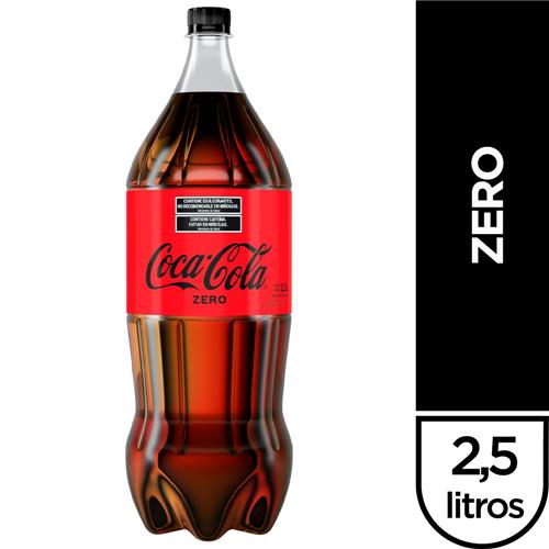 GASEOSA COCA COLA 2.5L DESCARTABLE SIN AZUCAR