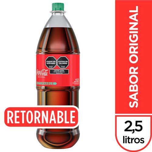 GASEOSA COCA COLA 2.5L RETORNABLE