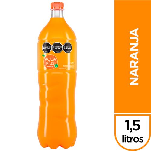 7790895641237 AGUA AQUARIUS 1.5L NARANJA