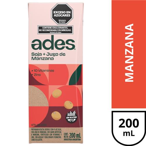 JUGO ADES 200 MANZANA