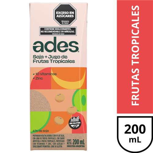 JUGO ADES 200 FRUTAS TROPICALES