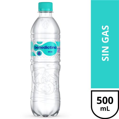 AGUA MIN.BENEDICTINO 500 SIN GAS
