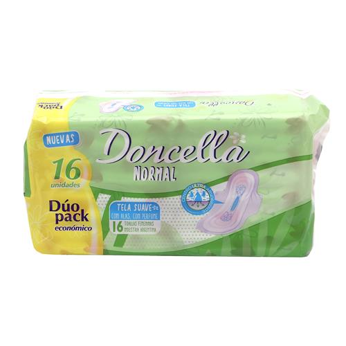 7790940216229 TOALLA DONCELLA 16U CON ALAS CON PERFUME
