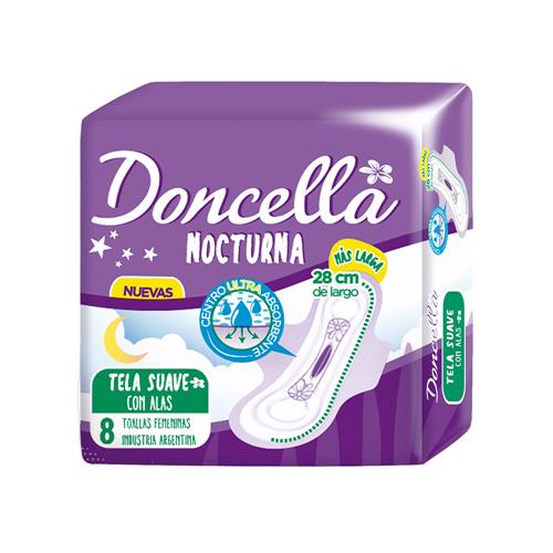 TOALLA DONCELLA 8U NOCTURNAS CON ALAS