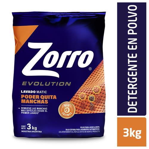 JABON POLVO ZORRO 3K QUITAMANCHAS