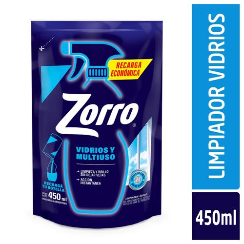 7790990002018 ZORRO VIDRIOS MULTIUSO DP 450