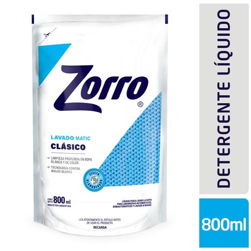 JABON LIQUIDO ZORRO DP 800 PLUS