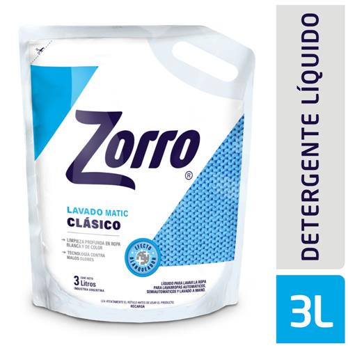 7790990002186 JABON LIQUIDO ZORRO 3L PLUS