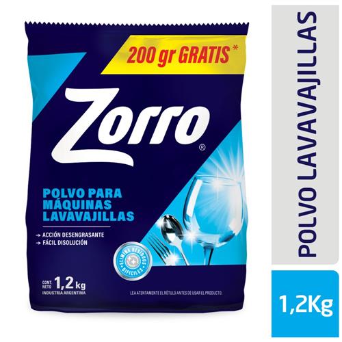 7790990002759 JABON LAVAVAJILLAS ZORRO 1.2 K