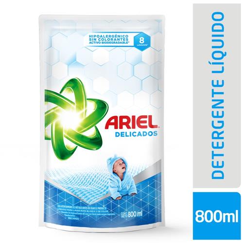 JABON LIQUIDO ARIEL DP 800 ROPA DELICADA