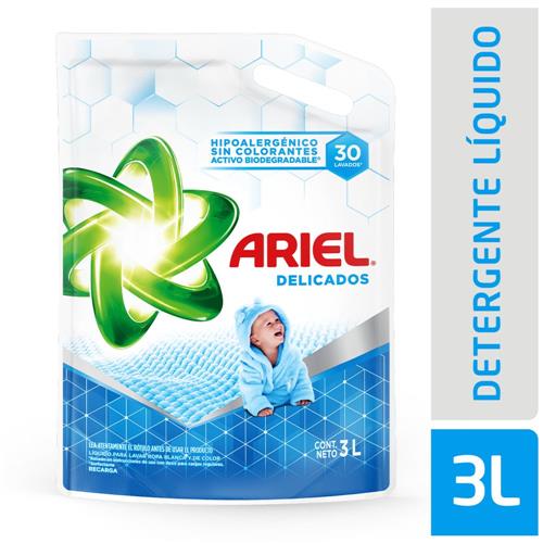 JABON LIQUIDO ARIEL DP 3L ROPA DELICADA