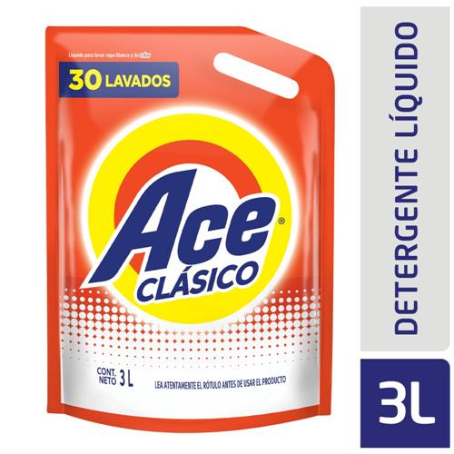 7790990002988 JABON LIQUIDO ACE 3L DP.CLASICO