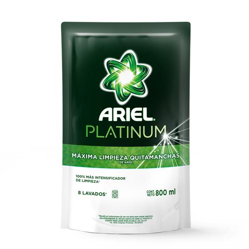 JABON LIQUIDO ARIEL DP 800 ML PLATINUM