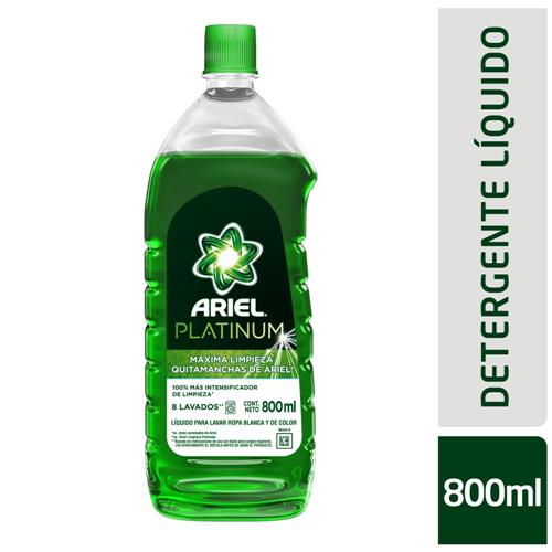 7790990003312 JABON LIQUIDO ARIEL 800 BOTELLA PLATINUM