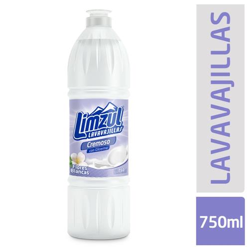 LAVAVAJILLAS LIMZUL 750 FLORES BLANCAS