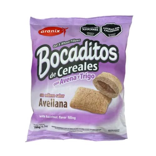 7791078022713 CEREAL GRANIX 180G RELLENO AVENA AVELLANA