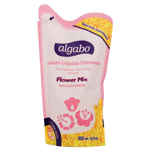 7791274000492 JABON LIQUIDO ALGABO DP 300 FLOWER MIX